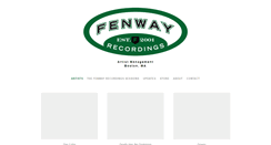 Desktop Screenshot of fenwayrecordings.com